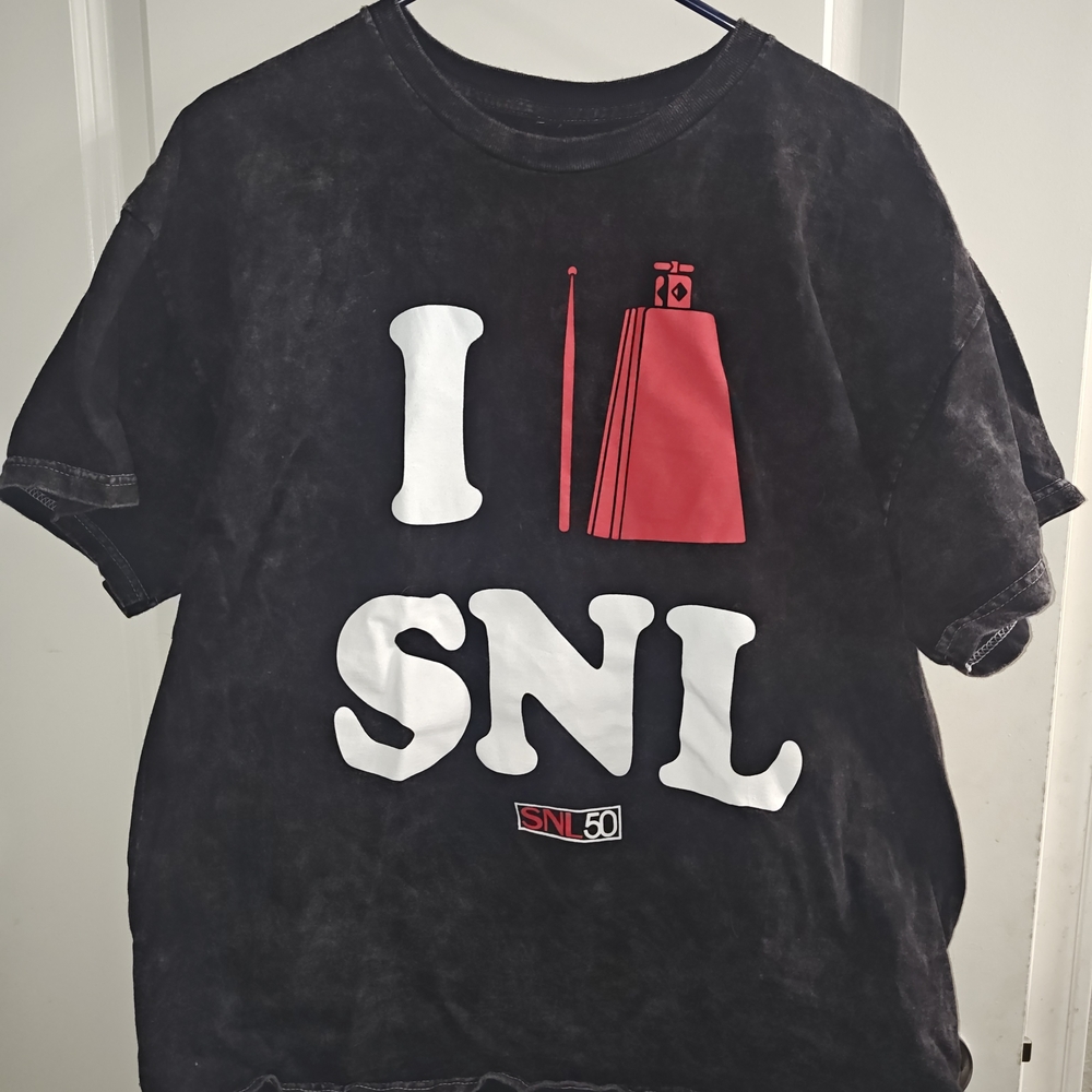 Official Saturday Night Live SNL50 "I ♥ SNL" Mineral Wash T-Shirt - Size XL